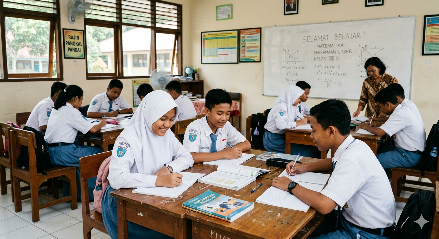 Kegiatan Belajar Mengajar di Sekolah
